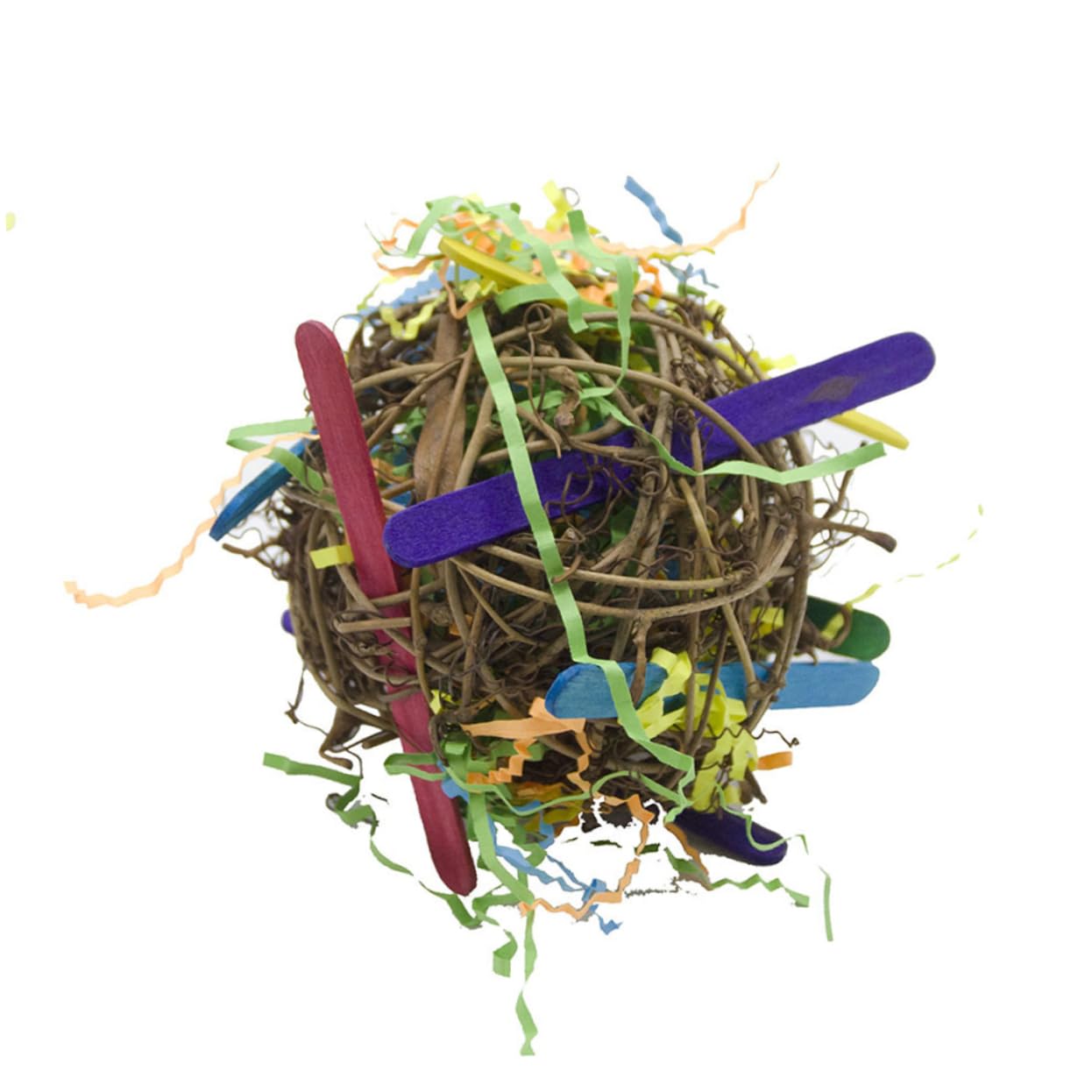 Toddmomy 6piezas Juguetes para Pájaros De Masticar De Rattan para Periquitos Cacatúas y Conures Juguetes para y Aves