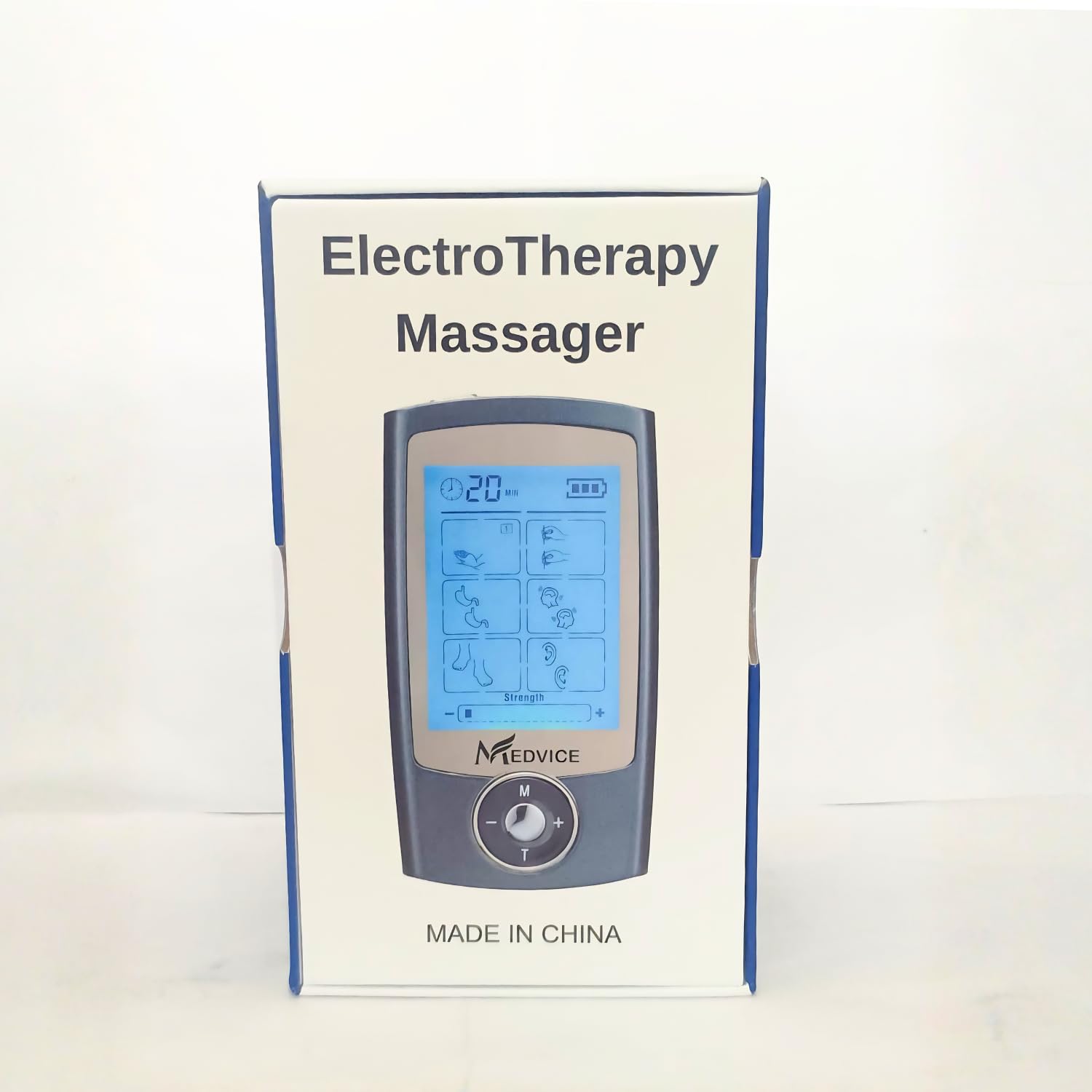 MEDVIVE Rechargeable Tens Unit Muscle Stimulator, 2nd Gen 16 Modes & 8 Upgraded Pads for Natural Pain Relief & Management, FDA Cleared Electric Pulse Impulse Mini Massager Machine