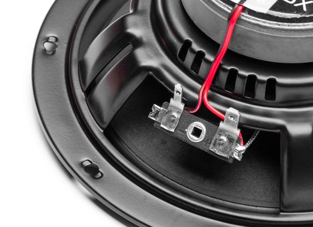 Option BASE-165X 16,5cm Auto Lautsprecher 2-Wege Koaxial-System – 3 Ohm, 55W RMS, 89dB – Koax Lautsprecher für klaren Sound im Auto – 1 Paar