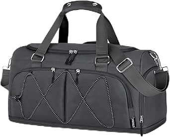 Woogwin Small Gym Bag For Women & Men With Shoes Compartment & Wet Pocket Sports