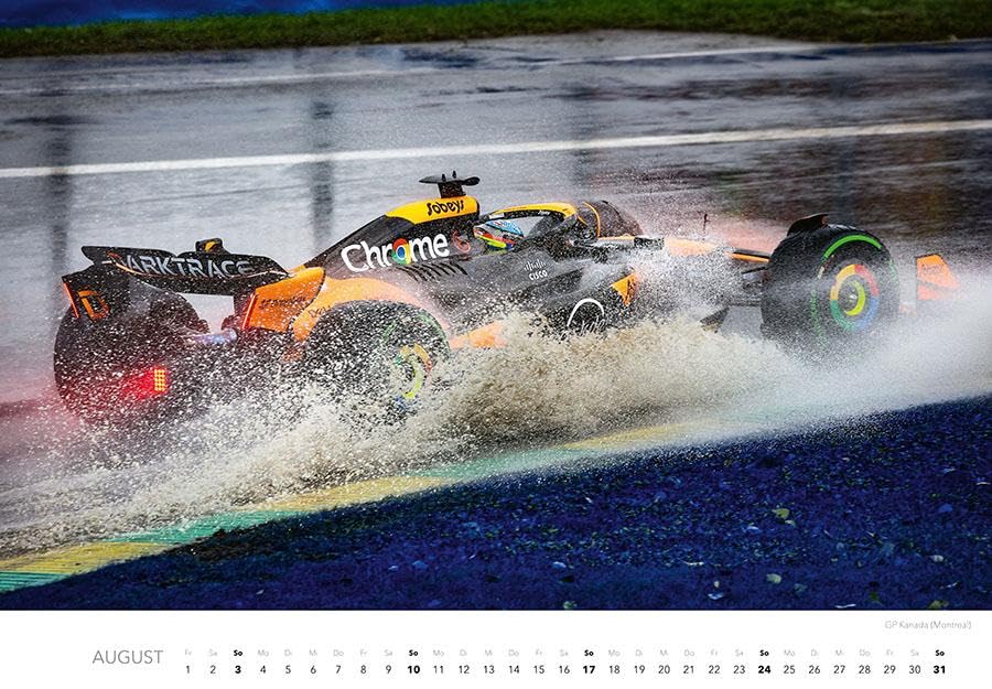 Faszination Formel 1 Kalender 2025: Wandkalender F1 Rennssport FIA Grand Prix Automobilsport