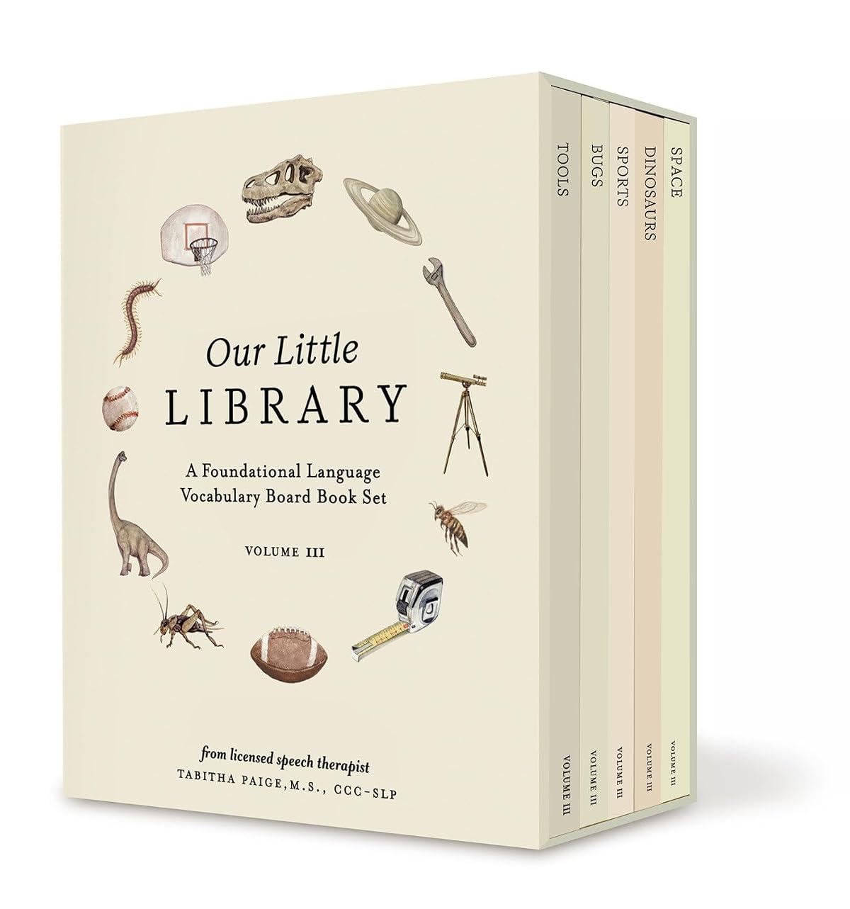 Our Little Library: A Foundational Language Vocabulary Board Book Set: 3