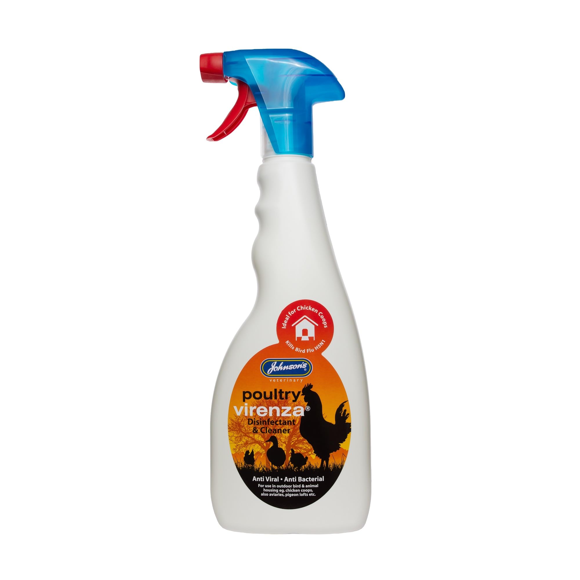Johnson's Vet Poultry Virenza Disinfectant, 500 ml, clear