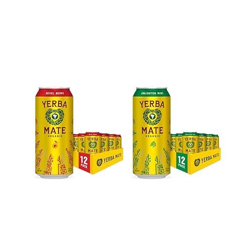 Yerba Madre Organic Yerba Mate Clean Energy Drink Alternative Bundle,