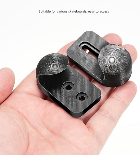 Miniatura 3 de Soporte vertical para monopatín, 1 par de colgadores verticales de montaje en pared para patinetas, exhibición y almacenamiento