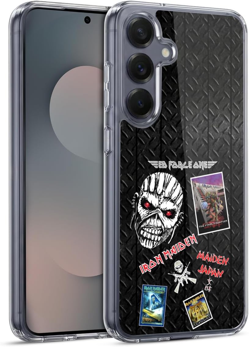 Head Case Designs Officially Licensed Iron Maiden The Number of The Beast Graphics Gel Case [Military Grade Protection] Compatible with Samsung Galaxy S25 Ultra and Compatible with MagSafe