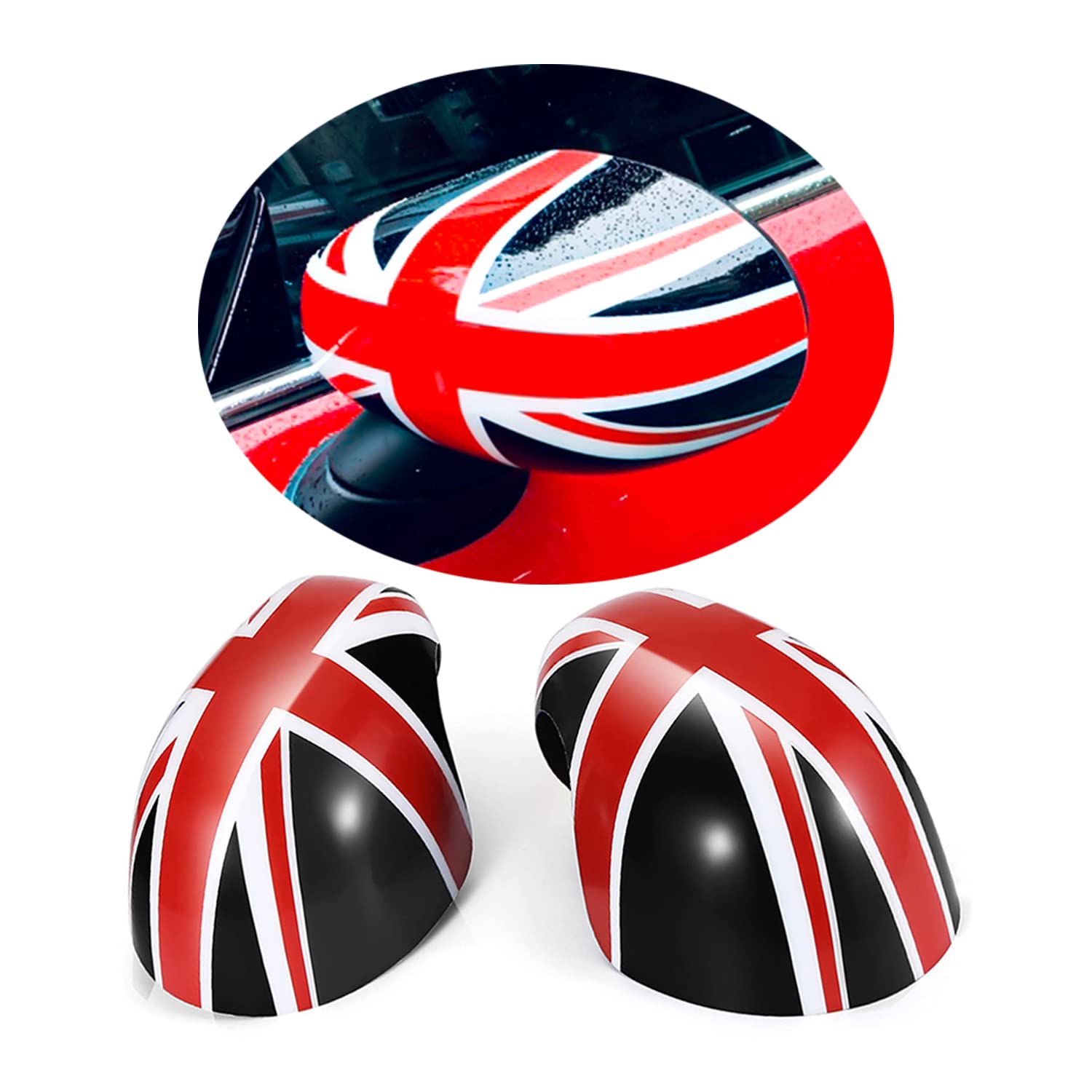 Coques Protection Rétroviseurs Pour MINI F54 F55 F56 F57 F60 (2013-2019) - Paire, En ABS, Style Et Protection