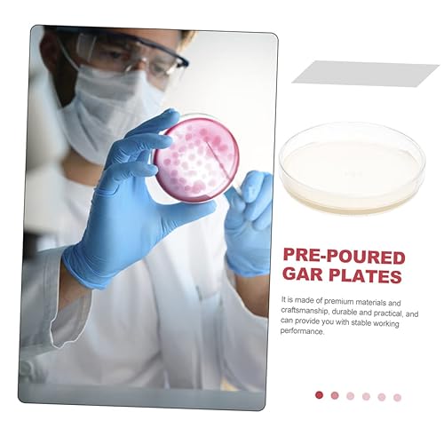 Miniatura 6 de Mobestech Plato de agar de nutrientes 30 Uds. Platos de Petri Platos de vidrio Herramientas de hongos para kits para placas de agar Micología