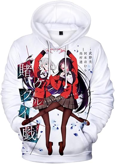 kakegurui moletom com capuz amazon