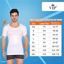 VIP Supreme Men's Half Sleeve Cotton Regular Fit Vest (Pack Of 3, 3Xl, White Rns) gallery image