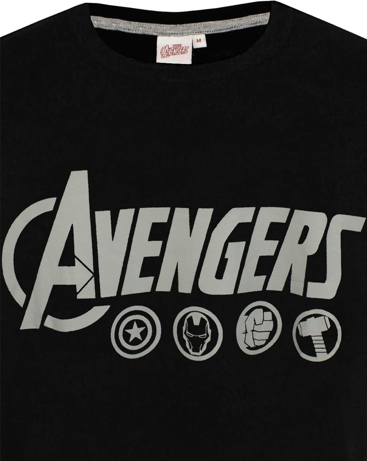 Marvel The Avengers Mens Pajamas Logo Lounge Pants & T-Shirt Set - Image 5