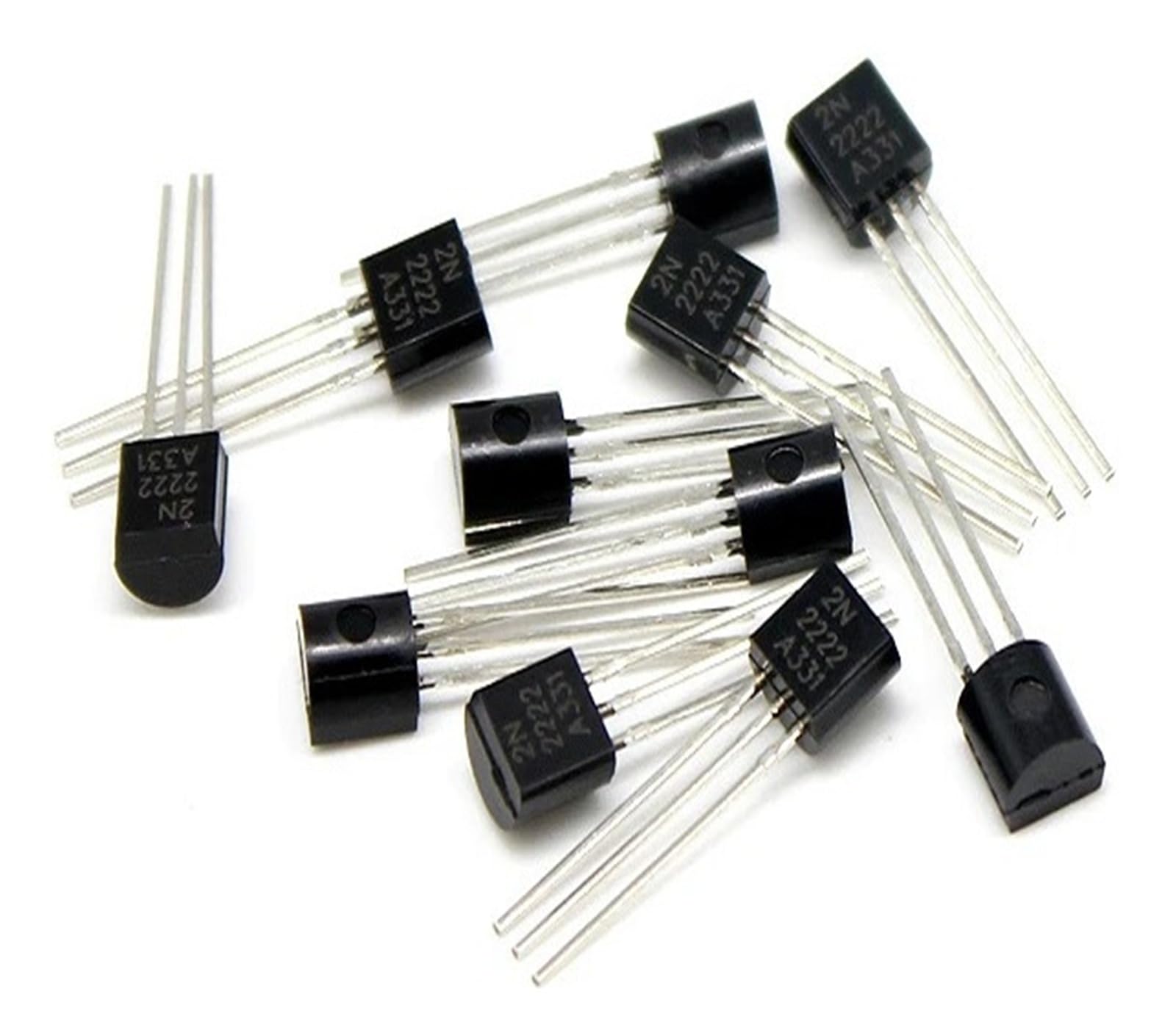 Kit surtido de transistores TO-92 de 200 a 900 piezas, BC547, BC327, BC337, 2N2222, 3904, 3906, C945, transistores PNP/NPN, kit electrónico.(18Values-900pcs)