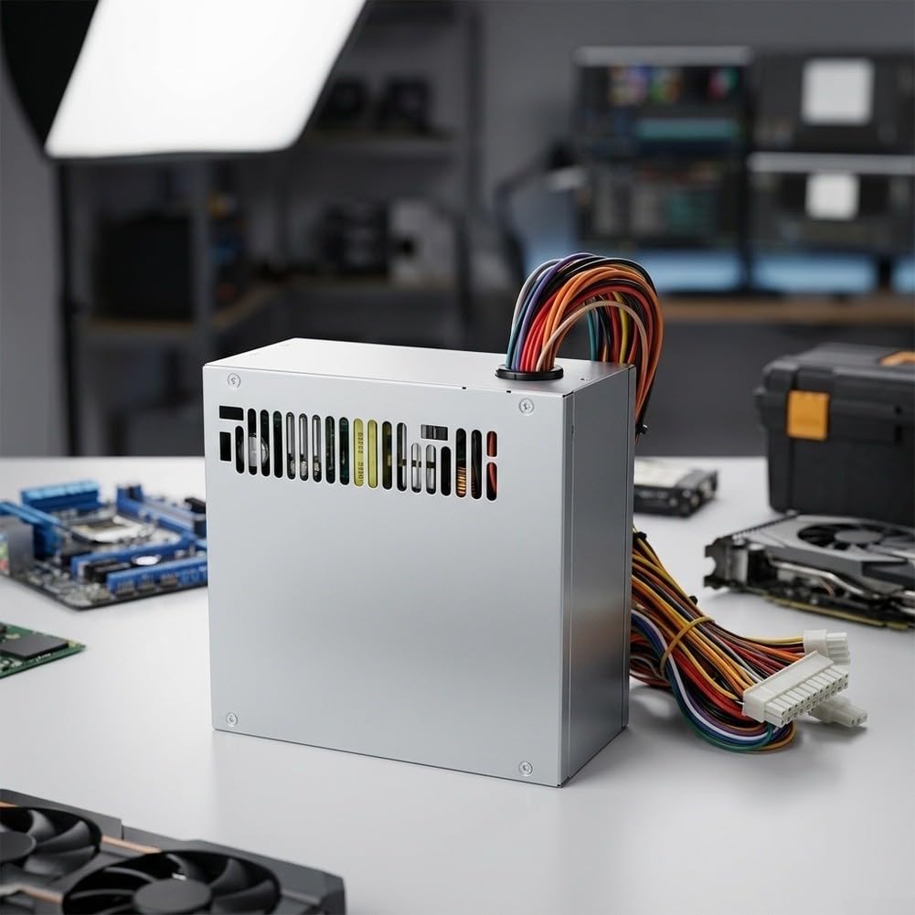400W ATX Alimentazione Ricambio per FSP300-60THA | Costruzione in metallo con protezione da sovracorrente per aggiornamento PC