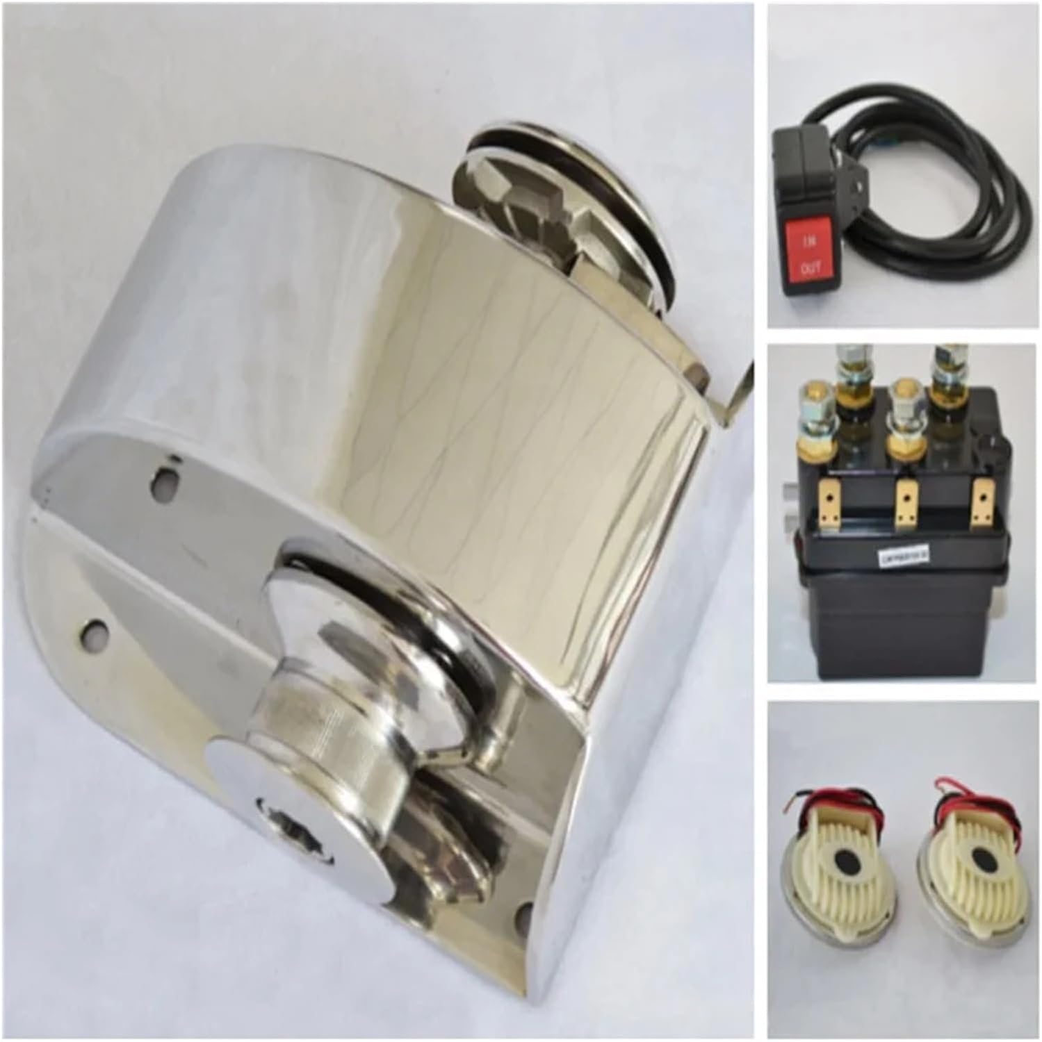 CAARLA Electric Anchor Winch Marine Electric Horizontal Windlass 220V/380V 3000W Boat Anchor Winch