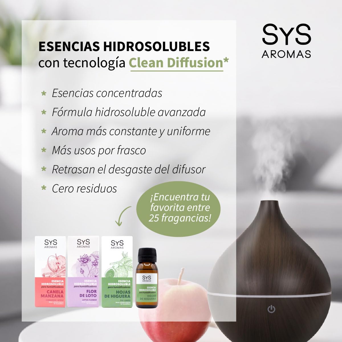 S&S Cosmetica natural BRUMAROMA SYS 50ml AZAHAR. Naturalne olejki eteryczne 100%, Aromaterapia do nawilżacza i dyfuzora Aroma SPA, masaż, relaks.