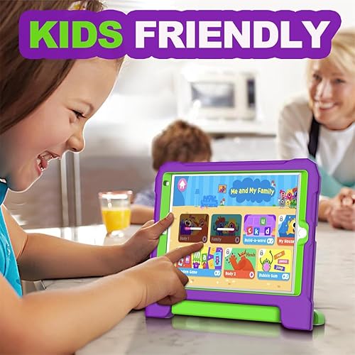 Miniatura 8 de YIHE - Funda infantil para iPad de 10.2 pulgadas 987 generación 202120202019, iPad Pro 10.5 y iPad Air 3, funda para niños con soporte de mango a