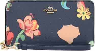 COACH 長財布 花柄 ドリーミーランド ラウンドファスナー C8694 COACH 長財布 花柄 ドリーミーランド ラウンドファスナー C8694