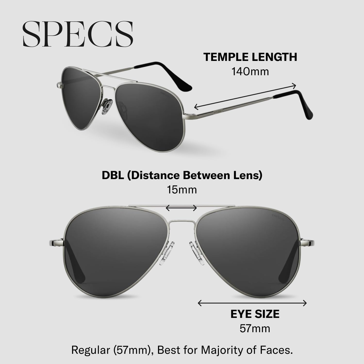 Randolph Eyewear Concorde Aviator Sunglasses for Men and Women – Non-Polarized & Polarized Aviator Sunglasses Made to Last - Image 6