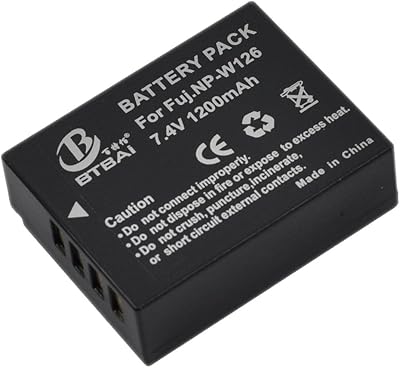 NP-W126 Battery for Fujifilm NPW126 NP-W126s FinePix HS30 HS30EXR HS33EXR HS35 HS35EXR HS50 HS50EXR X-A1 XA1 X-A2 XA2 X-A3 XA3 X-E1 XE1 X-E2 XE2 X-M1 XM1 X-T1 XT1 X-T10 XT10 X-Pro1 Pro2 X-Pro 1 2