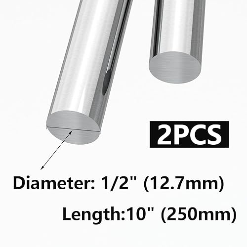 Miniatura 13 de Eoiips Varilla redonda de acero inoxidable 304 de 5/16 pulgadas de diámetro, barra sólida de 10 pulgadas de largo, para manualidades de metal