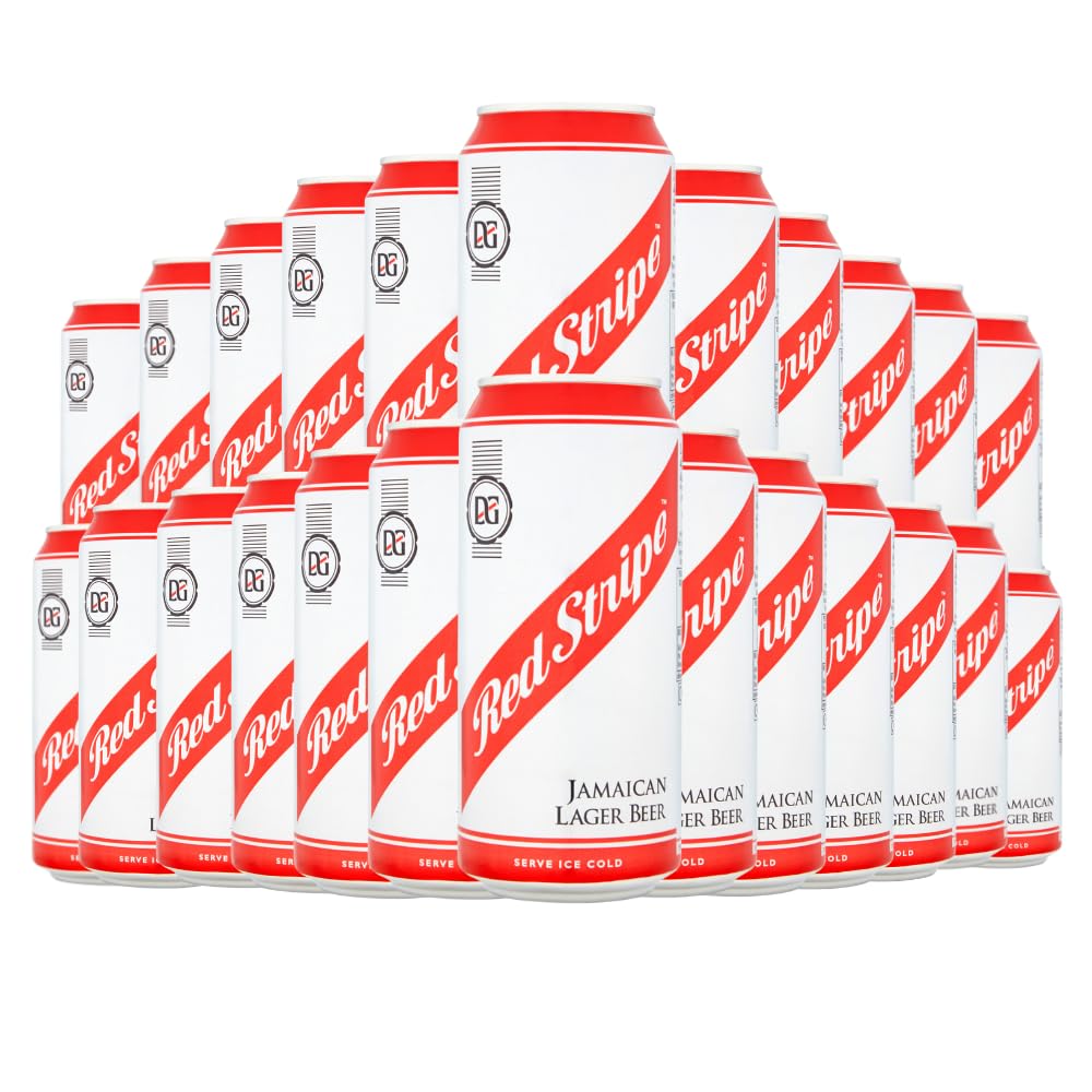 Beer case | Red Stripe Lager | Taste of Jamaica | 440ml Cans | Pack of 24