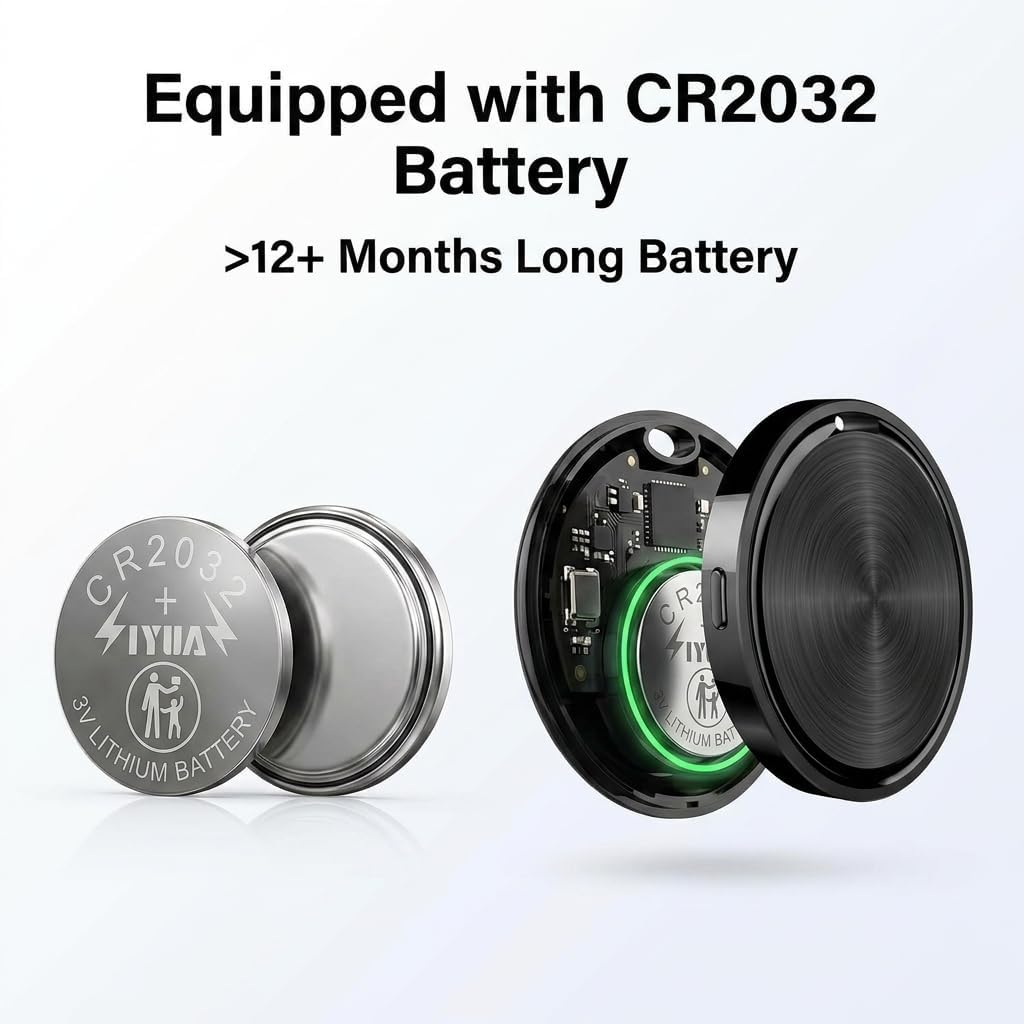 Mini Bluetooth Tracker, Tracker Tags for iOS/Android, Key Finder with Sound - Compatible with Apple Find My and Google Find My Device, Tracks Keys/Wallets/Luggage/Pets, No Subscription (4 Pack) image 5