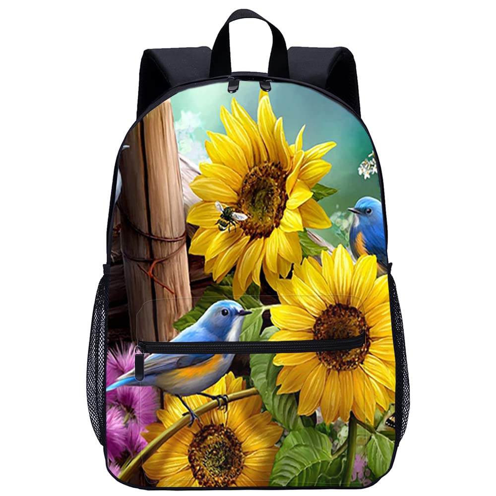 Mochila de aves resistente y espaciosa contra el dolor de espalda escolar 8