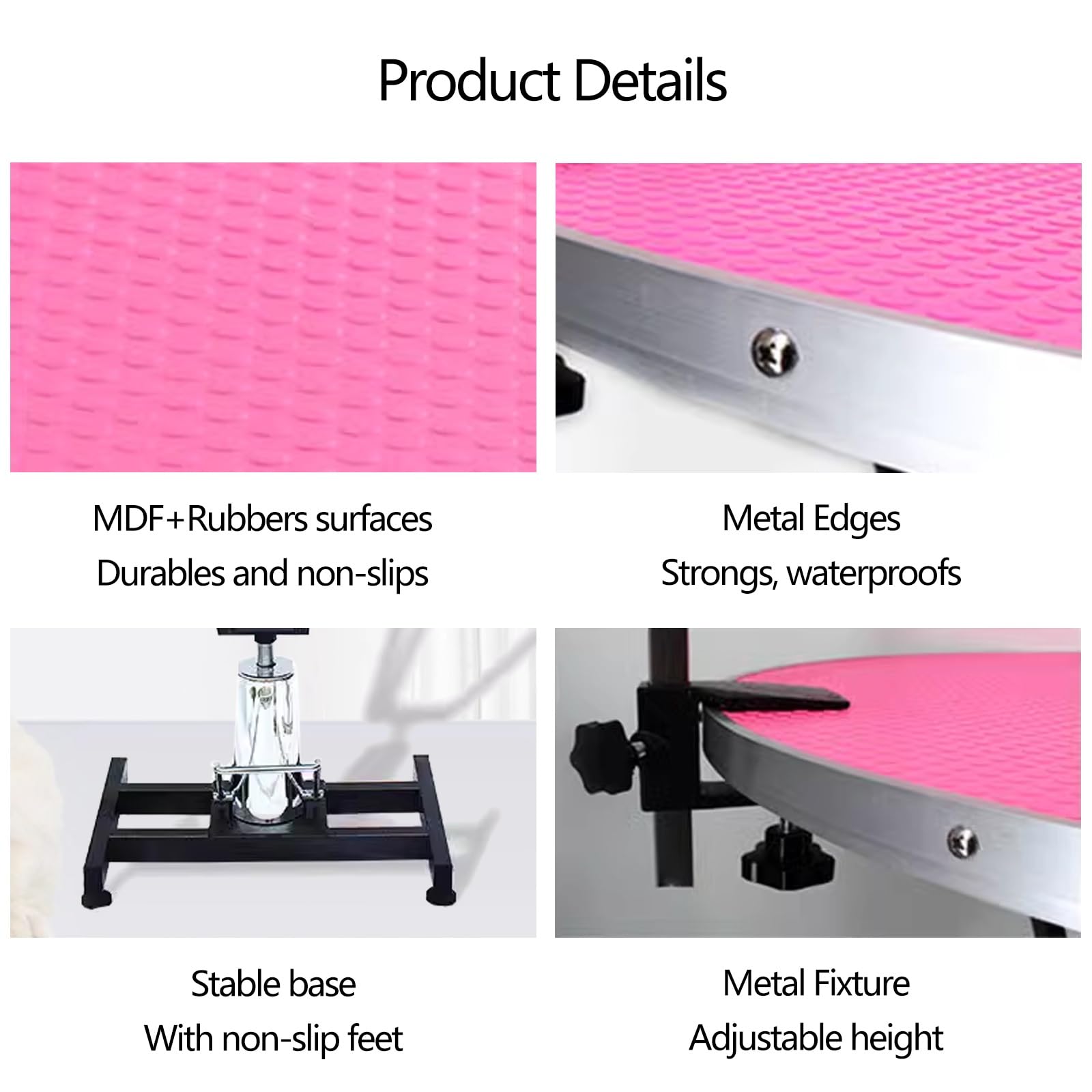 Tavolo Idraulico Per Toeletta Animali - Regolabile In Altezza E Girevole 360&deg;