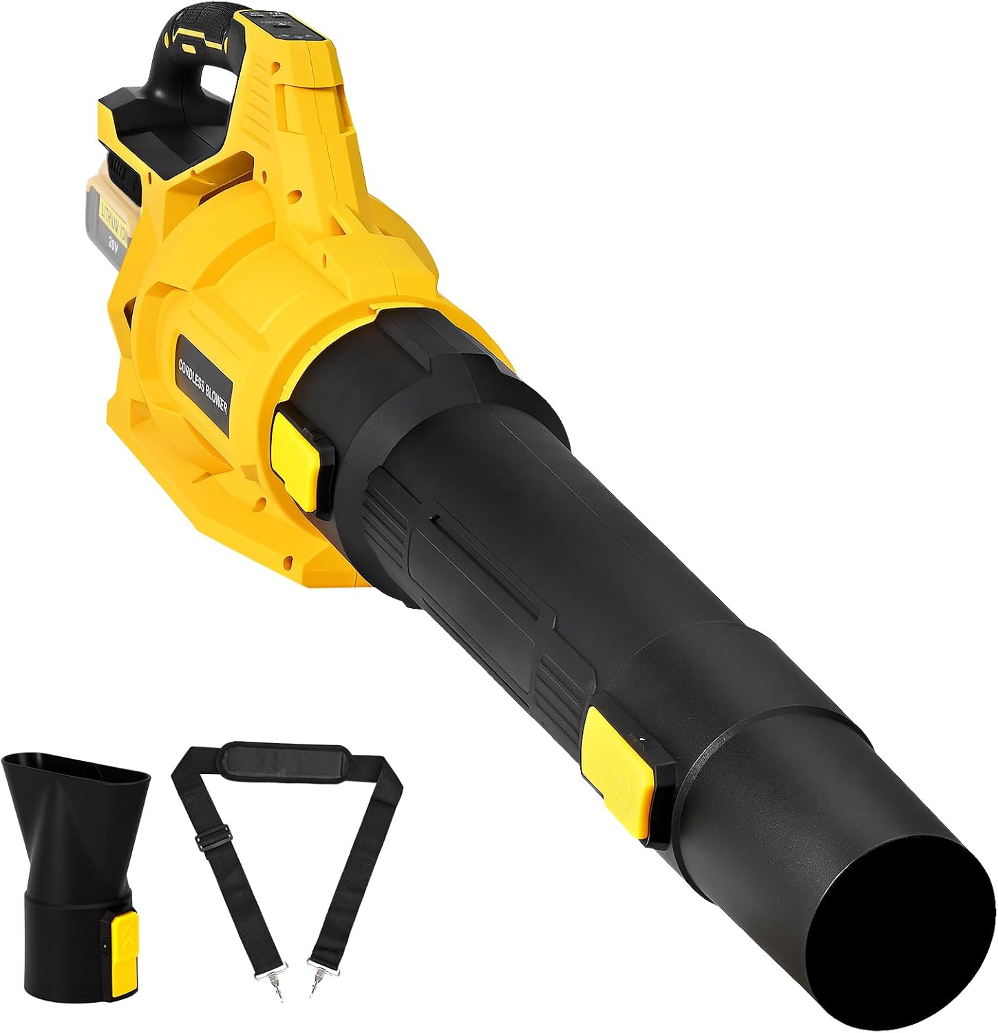 Cordless Leaf Blower for Dewalt 20V Battery (Battery NOT Included), 650CFM Leaf Blower Cordless with 17500RPM Brushless Motor for Lawn Care, Garden