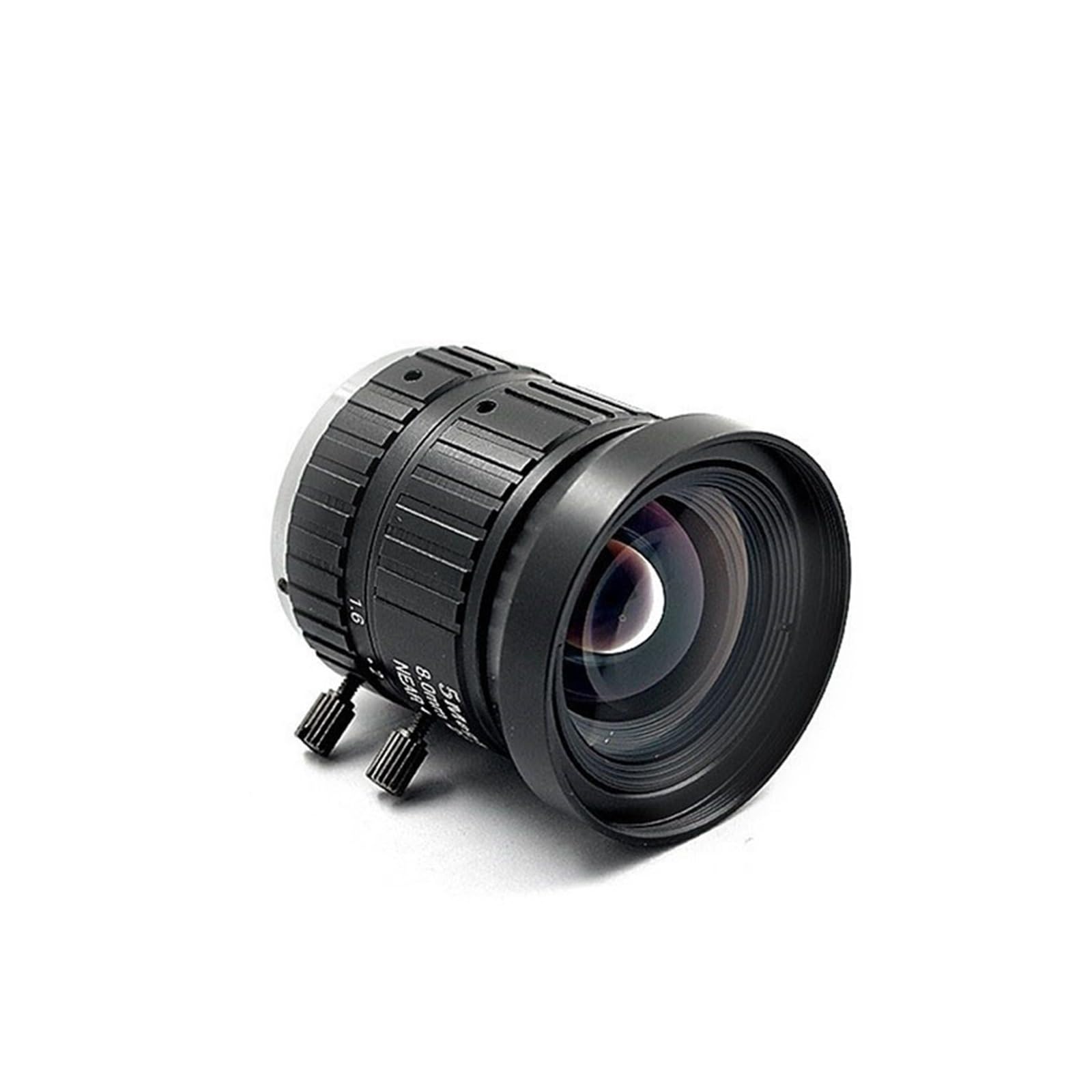 Mikroskop HD C-Mount 8mm Objektiv 2/3" F1.4 FA Machine Vision Festbrennweitenobjektiv 5MP Industriekamera manuell Iris CCTV-Objektiv Geringe Verzerrung