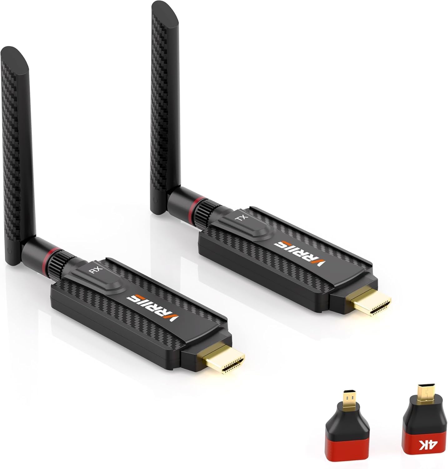 Tobo Wireless HDMI Transmitter 100m and 2 Receivers, 2.4/5.8GHz, 350FT Plug and Play, 1080P Expansion for Multiple Televisions, Extender for Laptop, PC, HDTV/Projector TD-1342H-image-45