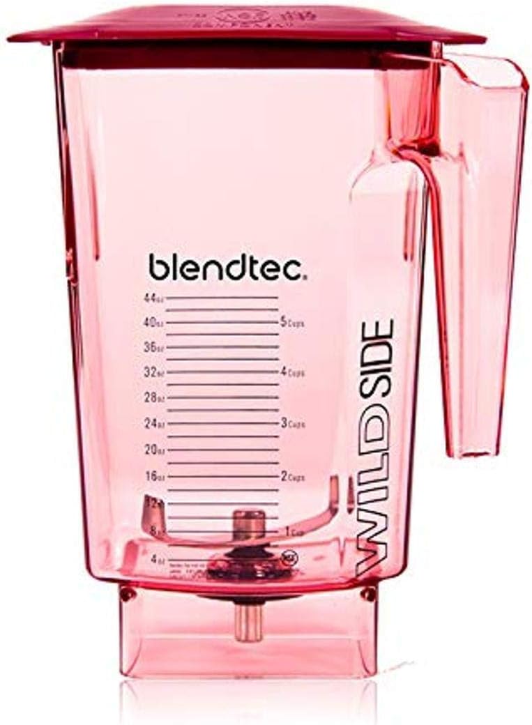 Blendtec 40.637-62 Red WildSide+ Jar with Hard lid, Red