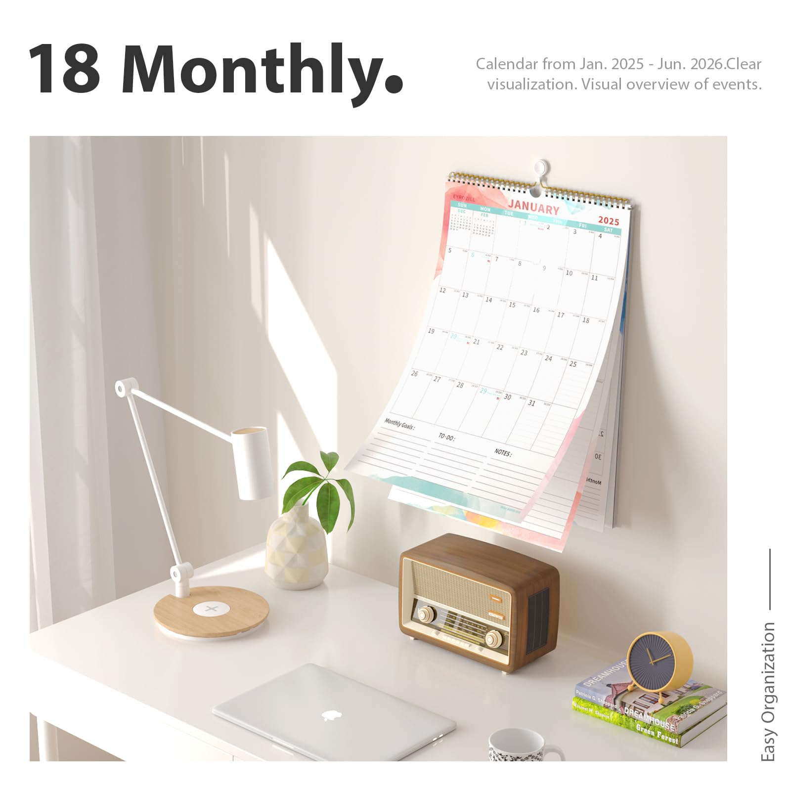 Desk Calendar 20252026 (12"x17")