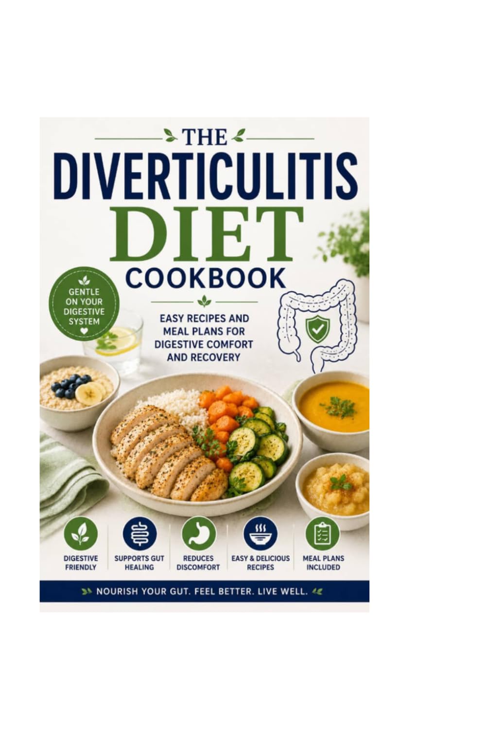 THE DIVERTICULITIS DIET COOKBOOK: EASY RECIPES AND MEAL PLANS FOR DIGESTIVE COMFORT AND RECOVERY