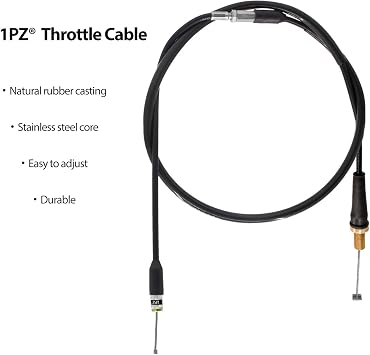 1PZ LT5-Y03 Throttle Cable Replacement for Yamaha YFM350 350 Warrior 2001 2002 2003 2004