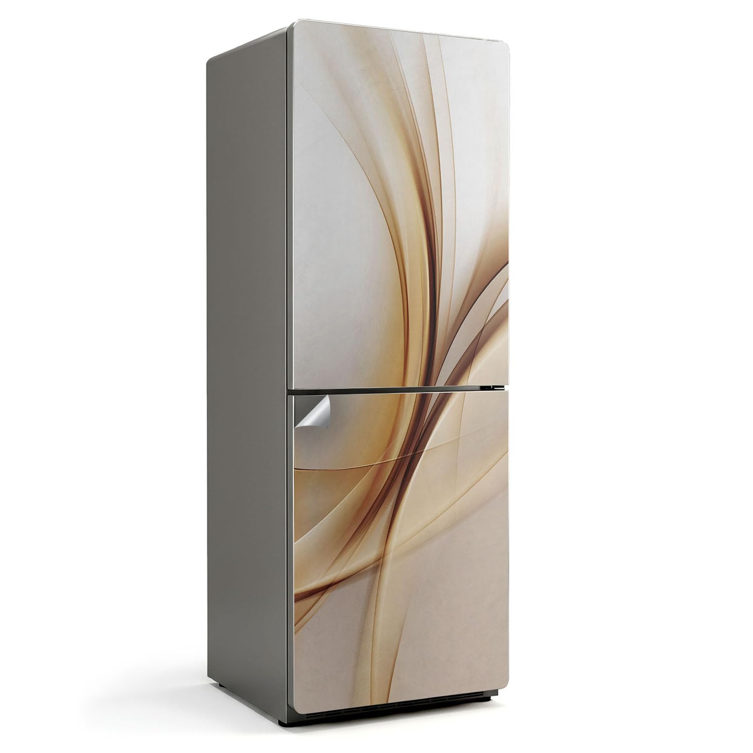 Sticker frigo 70x190 cm pour masquer les rayures et protéger la cuisine