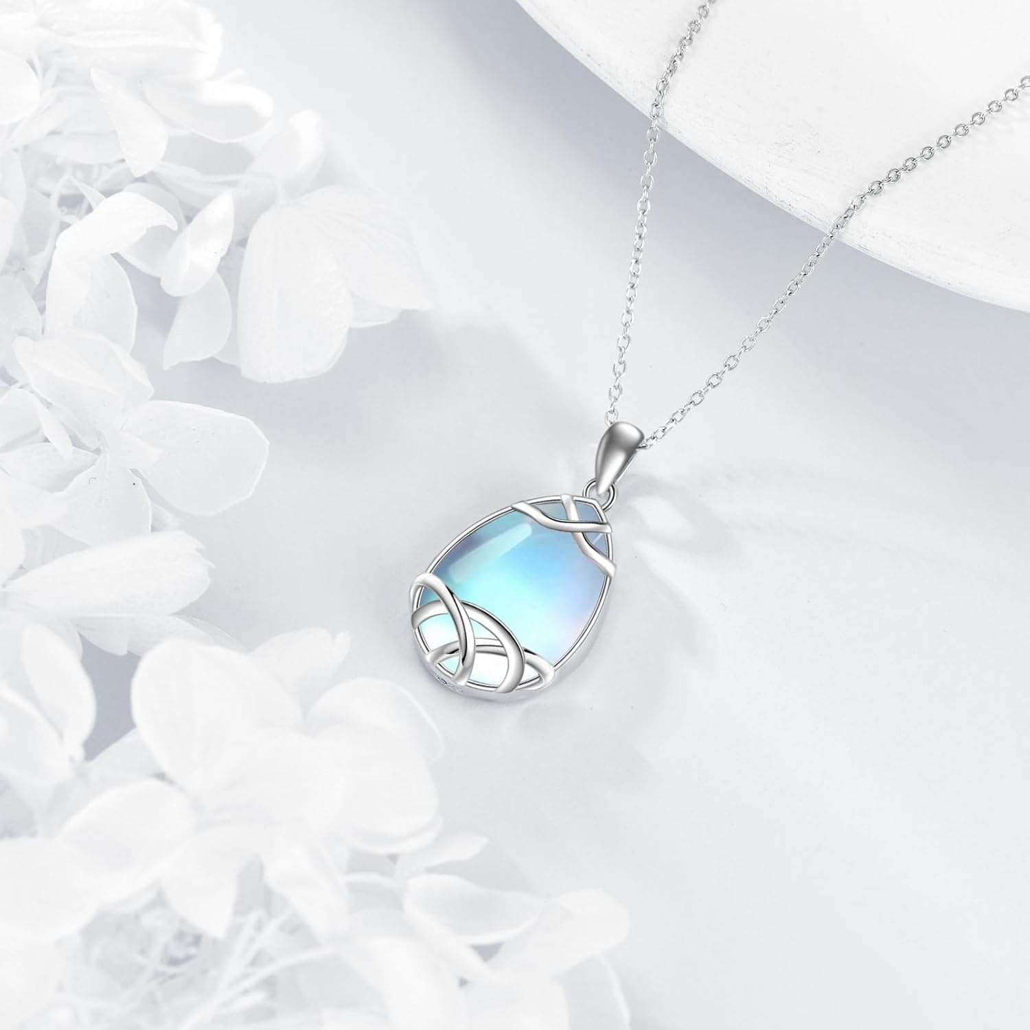 Mustard Seed Necklace Sterling Silver Celtic Infinity Pendant Faith Jewelry Religious Gifts for Women Men - Image 4