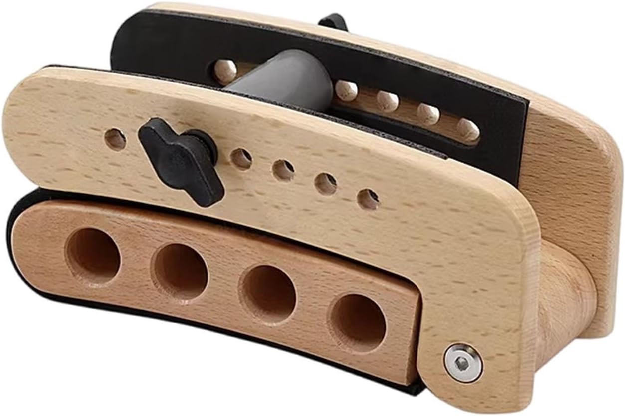DYNWAVE Electric Guitar Rest Support Height Adjustment Foot Stool Wooden Guitar Bass Leg Holder for Live Performance Player Musician