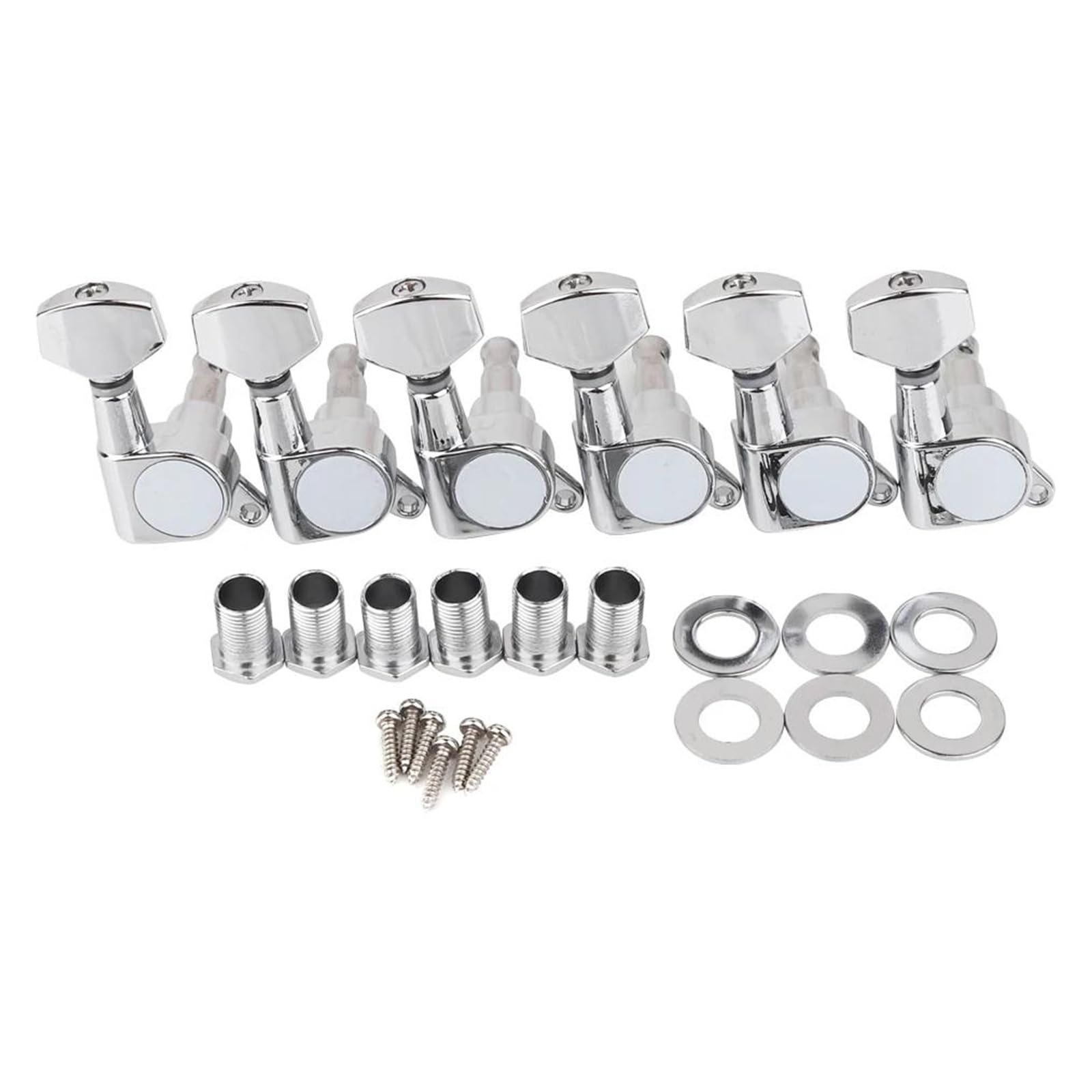 gitarren-stimmwirbel 6Pcs Elektrische Gitarre Mechaniken Gitarre Stimmschlüssel Saiten Tuner Pegs