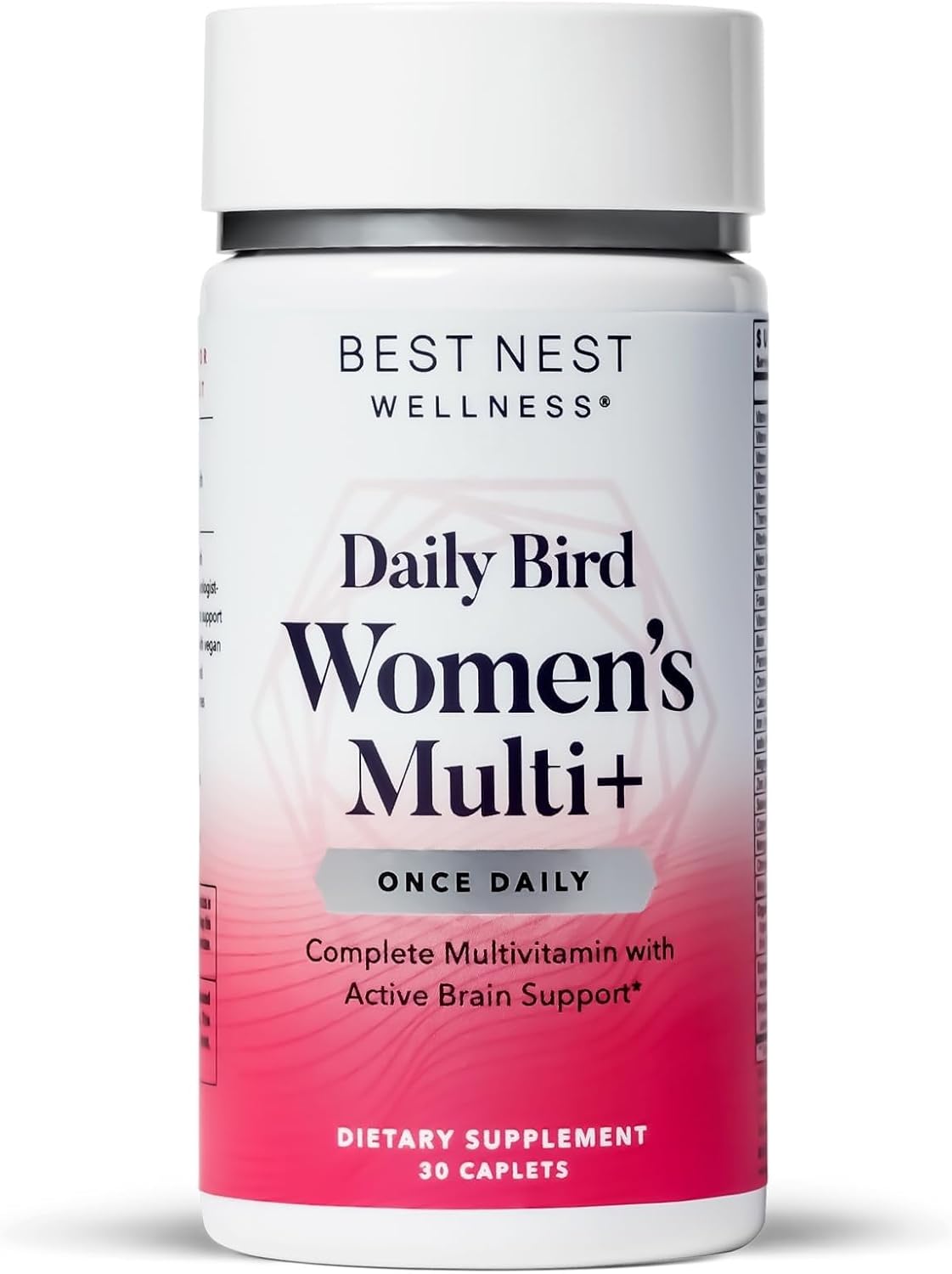 Best Nest Wellness Women’s Multi Plus – Brain & Body Health Support Supplement – Gentle Iron Supplement for Energy Support – Supplement for Women with Methylated Vitamins – 30 Capsules