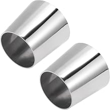 Motoforti Exhaust Concentric Reducer Elbow With 2" Od To 2.5" Mandrel Stainless Steel Pipe Adapter 201 Length 2" Silver Color