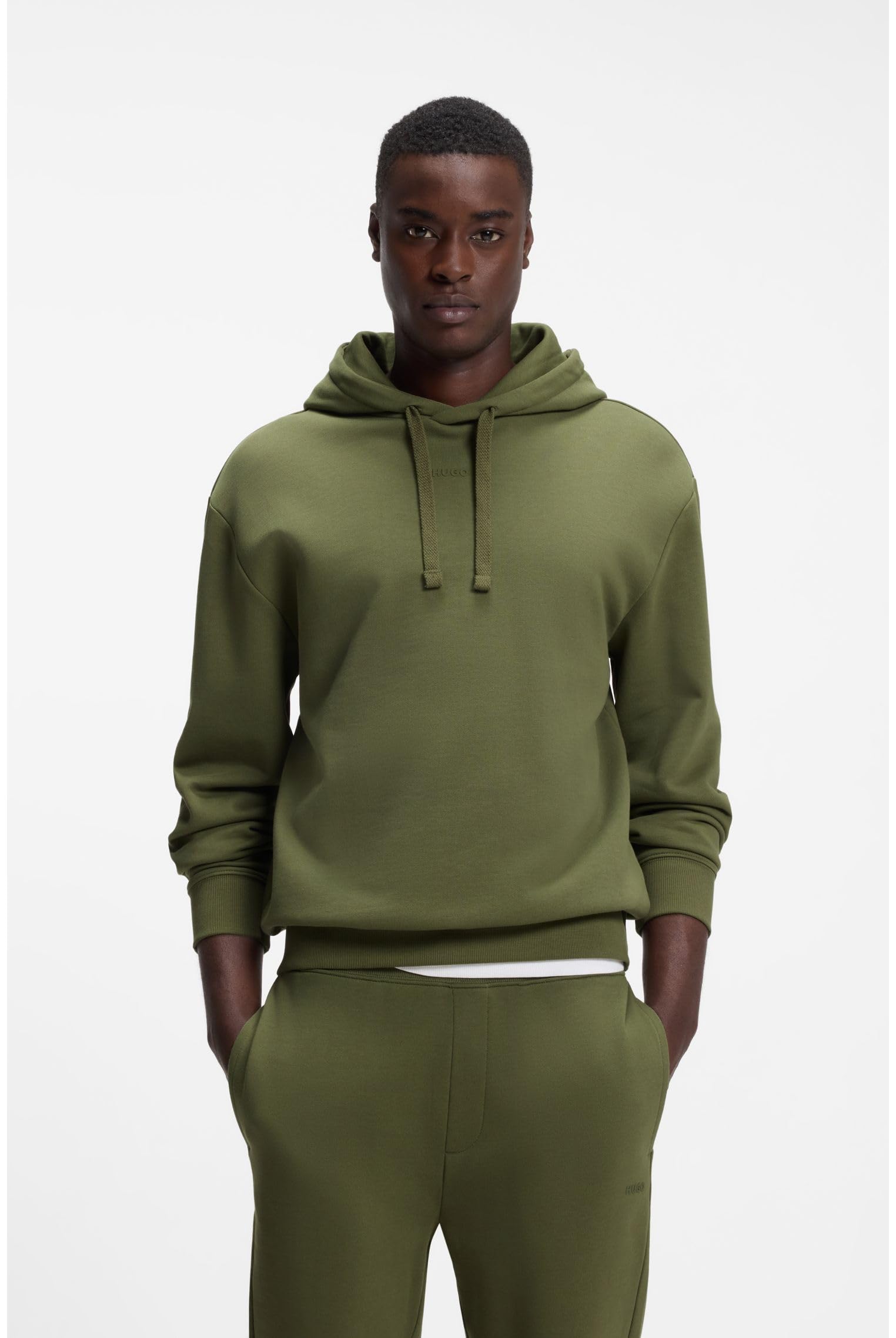 HUGO Herren Tracksuit DapoDayote Zweiteiliges Trainingsanzug-Set aus Baumwoll-Terry mit Logo-Print