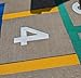 Hopscotch Playground Marking Course, Outdoor Play Equipment, Engaging Schoolyard Activities for Daycare, Preschool, Churches & Elementary Schools, Made from DuraMark RPT-750, Measures 8' 8