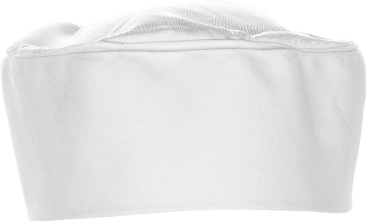 Chef Works Unisex Double-Rimmed Chef Beanie, Black, One Size: Clothing