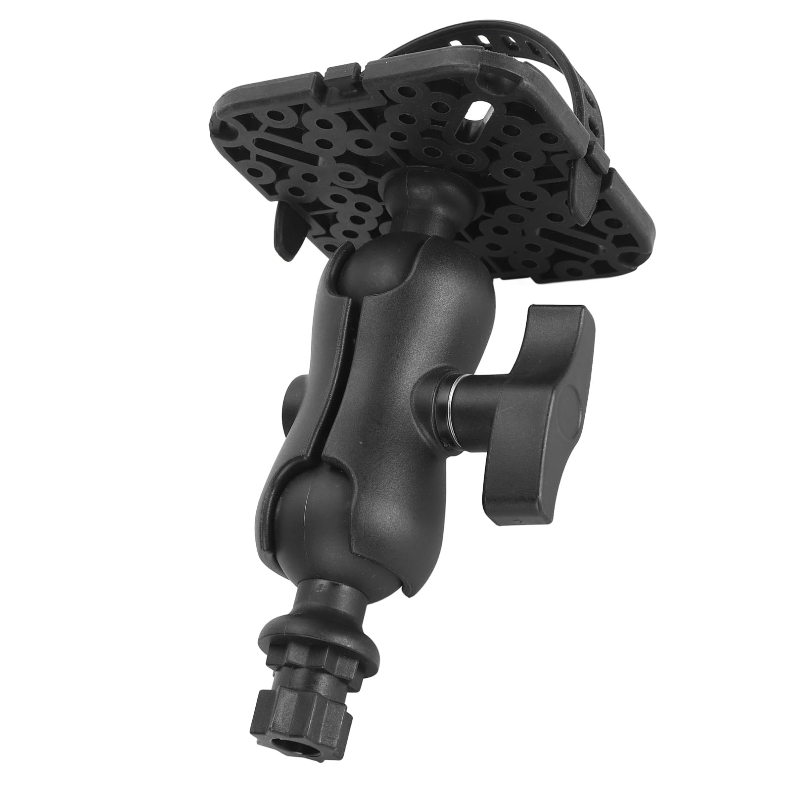 Fish Finder Mount Base Adjustable 360° Rotation with Universal Compatibility for, Made of Premium Nylon and Stainless Steel, Suitable for Boat, Canoe, Kayak