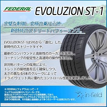 FEDERAL EVOLUZION ST-1 205/50ZR16 ４本セット Federal Evoluzion ST-1 Tires | Find & Buy Tires - Online