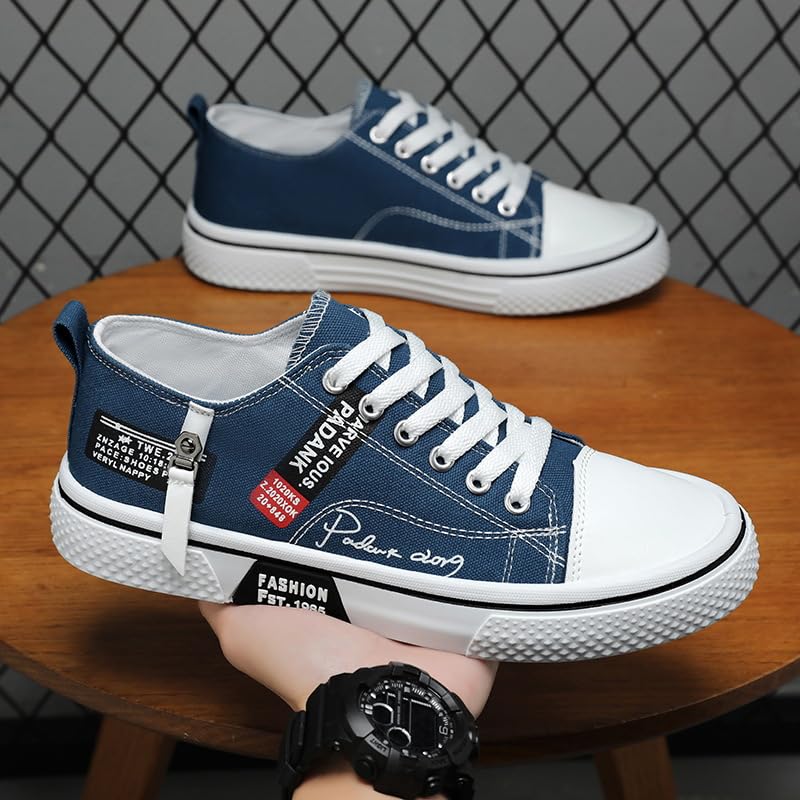 Men's Large-Sized Low-top Canvas Sports Casual Shoes - Breathable and Fashionable Sports Casual Shoes2