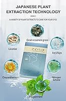 Vista 2 de Parches de ojos herbales libres de medicamentos: alivia los ojos secos, el enrojecimiento y la fatiga ocular digital, fórmula de acupresión