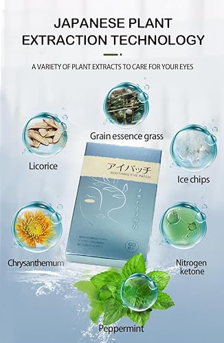 Miniatura 2 de Wise Quest - Parches para ojos herbales libres de medicamentos alivia los ojos secos, el enrojecimiento y la fatiga ocular digital, fórmula de