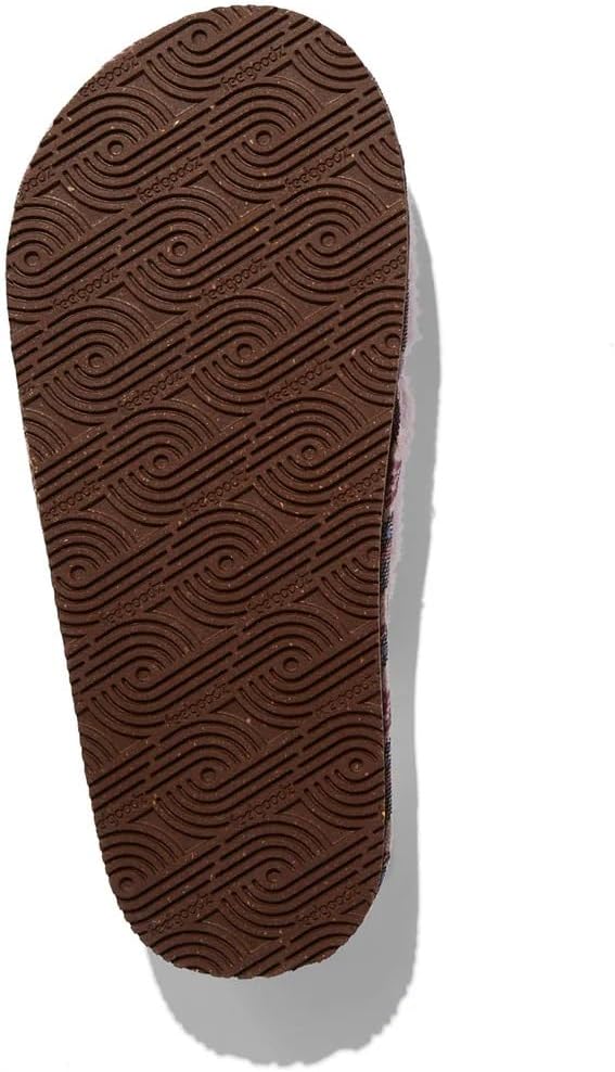 Feelgoodz Women’s Sherpa Cross-Strap Indoor/Outdoor Slippers